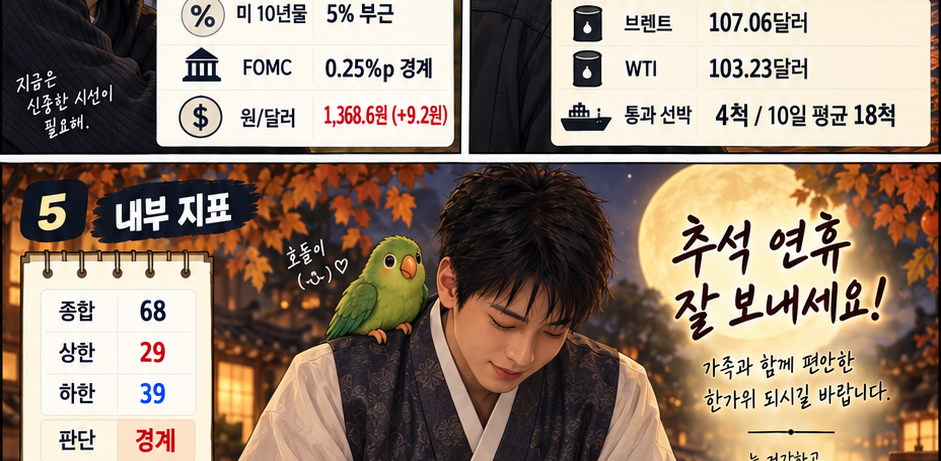 추석 인사 학습만화 하단 이미지